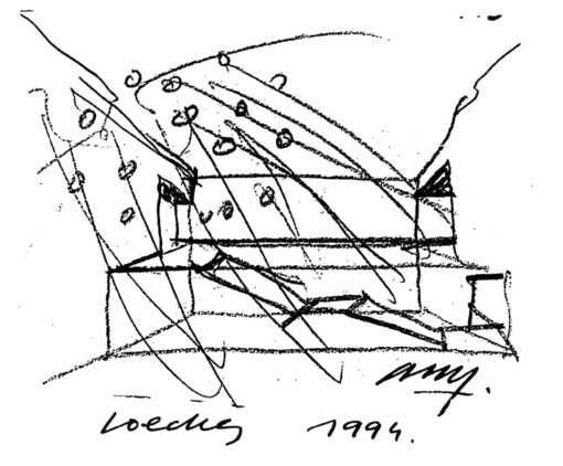 Sketch Classroom building in Loeches