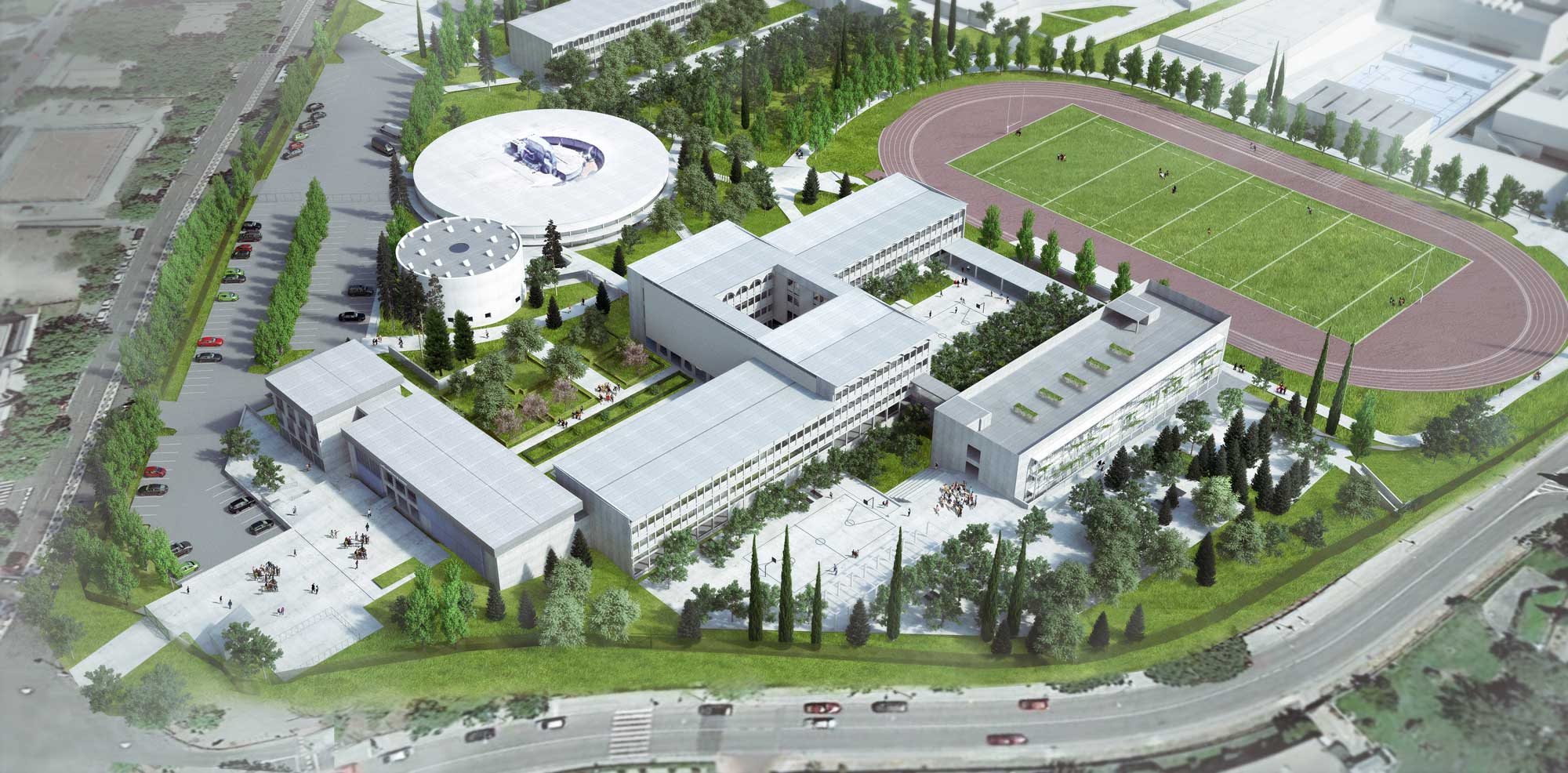Imagen Liceo francés Vista aerea