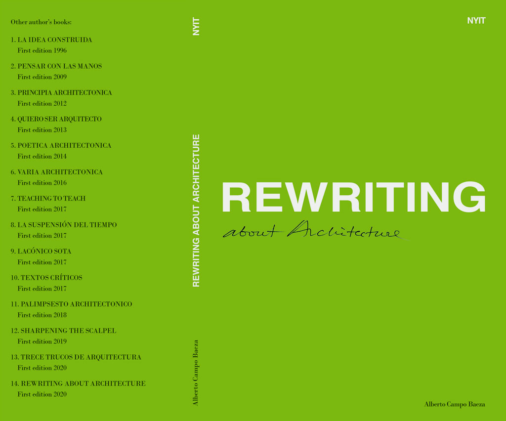 Libro Rewriting about architecture